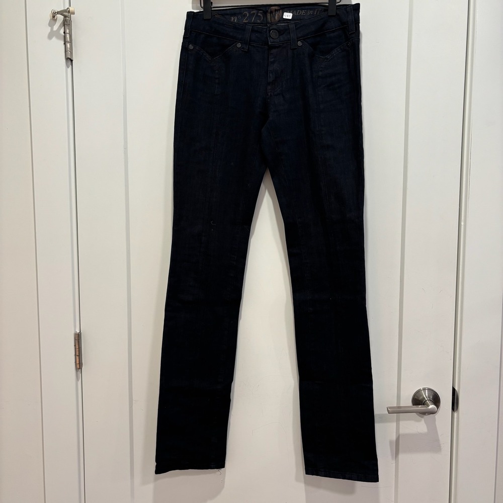 NFY Not For You n°275 Dark Wash Straight‎ Leg Jeans Made in Italy Size 28